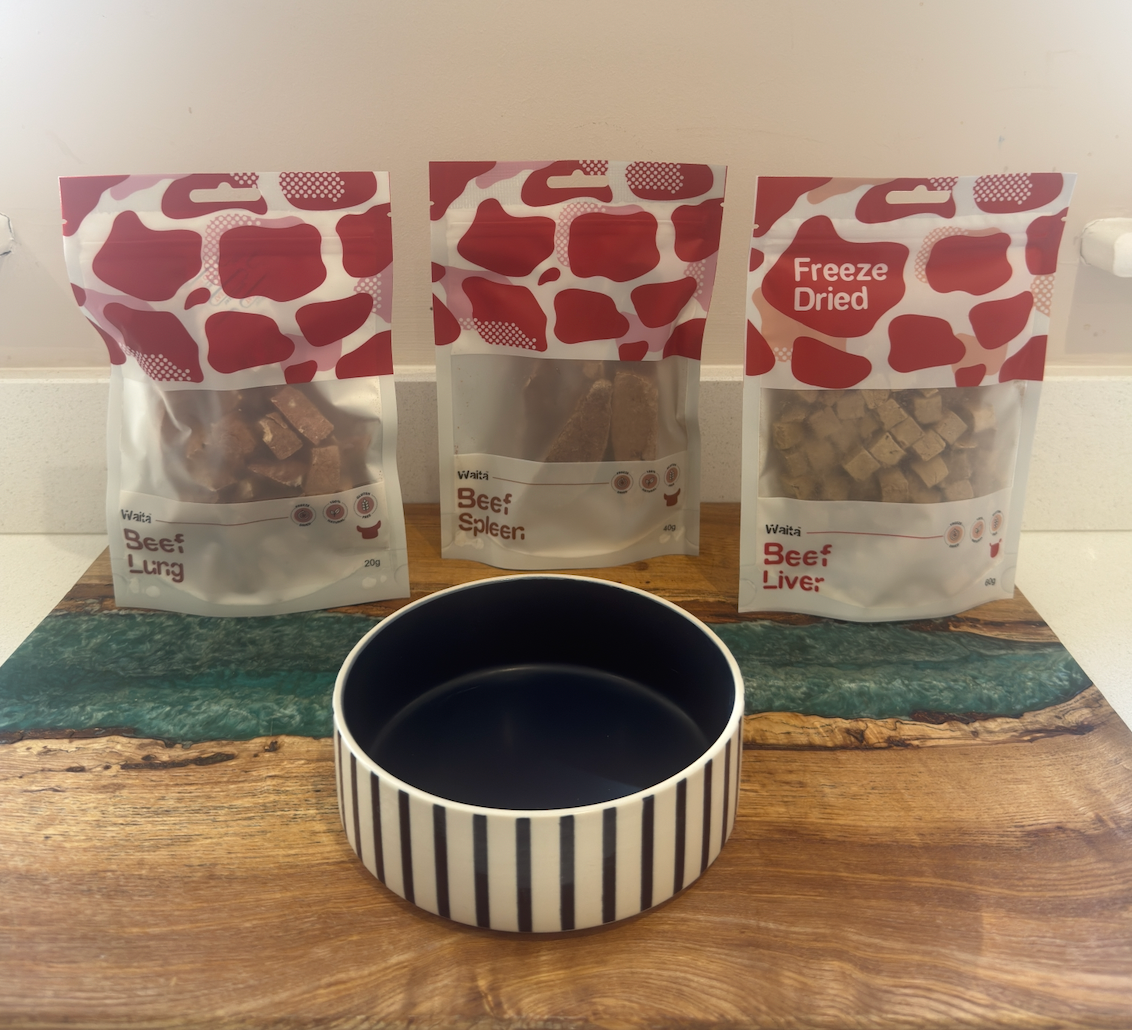 Waita Freeze‑Dried Beef Liver Cubes (60g) For Dogs & Cats