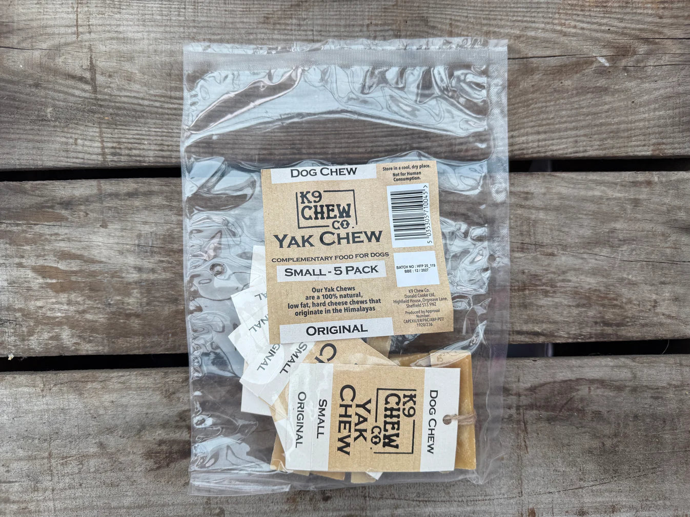 2 x Original Yak Chew - Medium - 100% Natural Yak Milk
