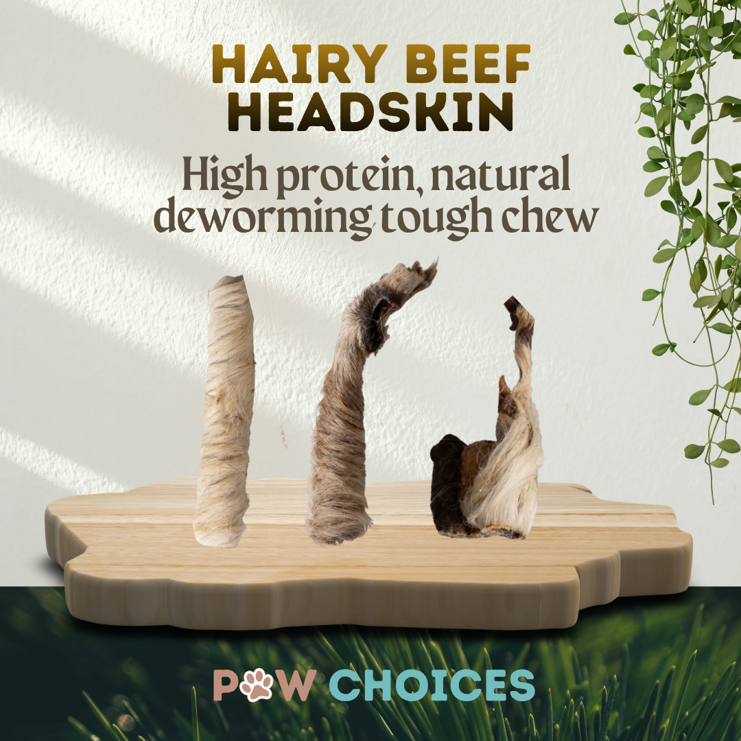 Furry Beef Skin – Tough Natural Chew With Deworming Benefits