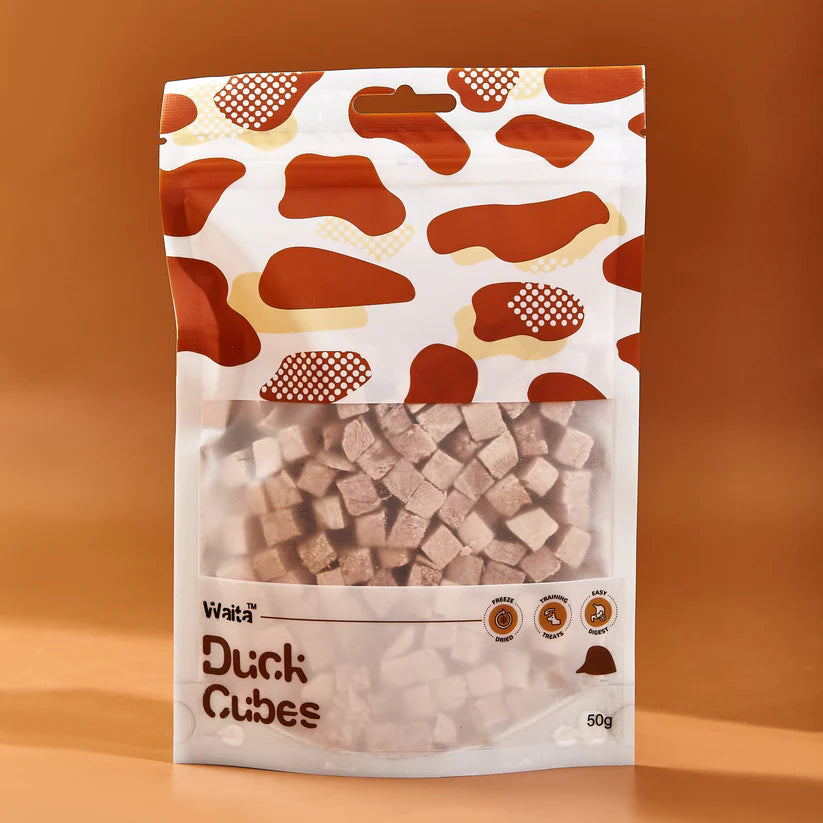 Waita Freeze Dried Duck Cubes (40g) For Dogs & Cats