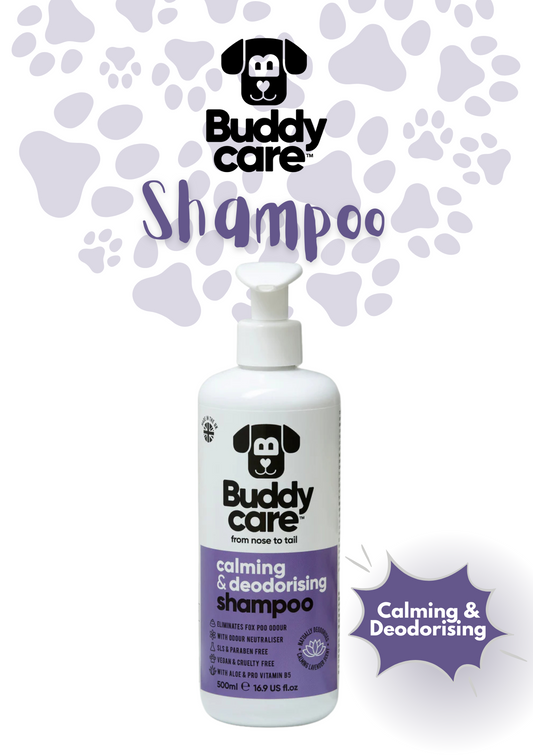 🛁🌿 Buddycare Calming Deodorising Dog Shampoo | 500 ml | Paw Choices
