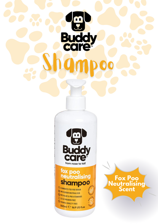 🦊 Buddycare Fox Poo Neutralising Dog Shampoo | 500 ml | Paw Choices