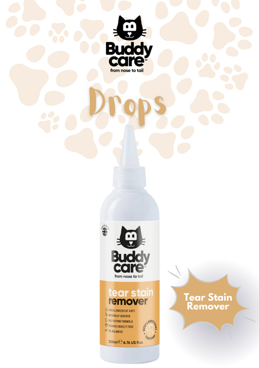 🐾👀 Buddycare Cat Tear Stain Remover | 250 ml | Paw Choices