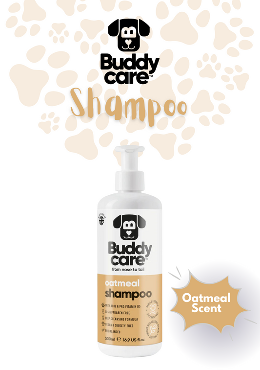 🌾 Buddycare Oatmeal Dog Shampoo | 500 ml | Paw Choices