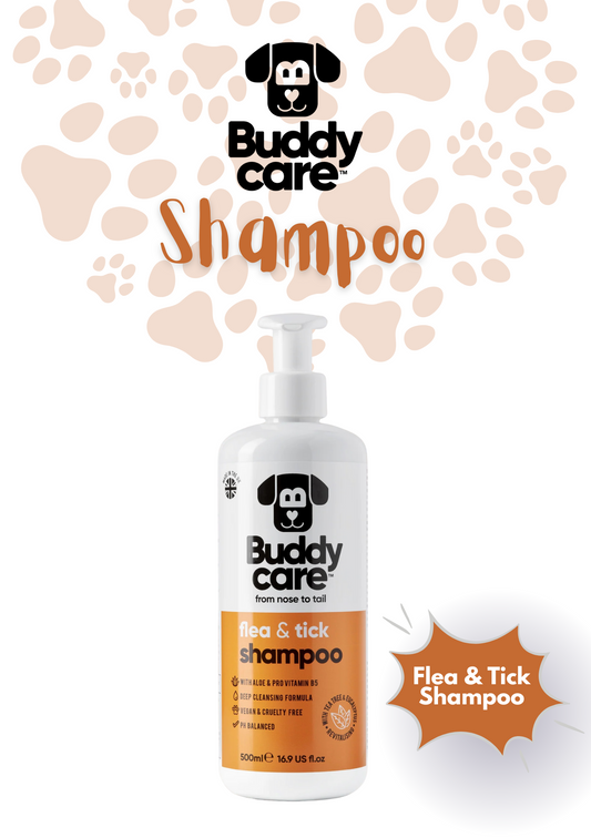 🪳 Buddycare Flea & Tick Dog Shampoo | 500 ml | Paw Choices