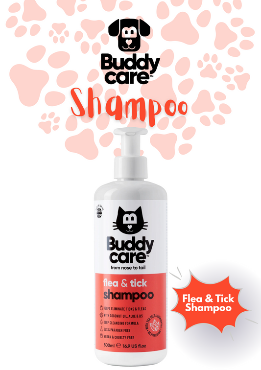 🐱🪳 Buddycare Flea & Tick Cat Shampoo | 500 ml | Paw Choices