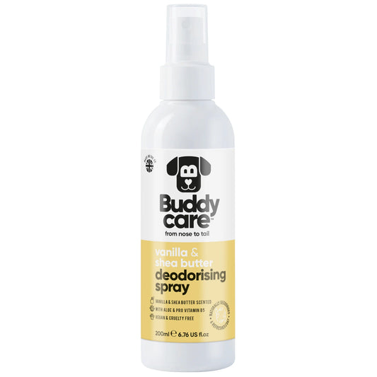 🍦 Buddycare Deo Spray Vanilla & Shea Butter – 200ml | Paw Choices