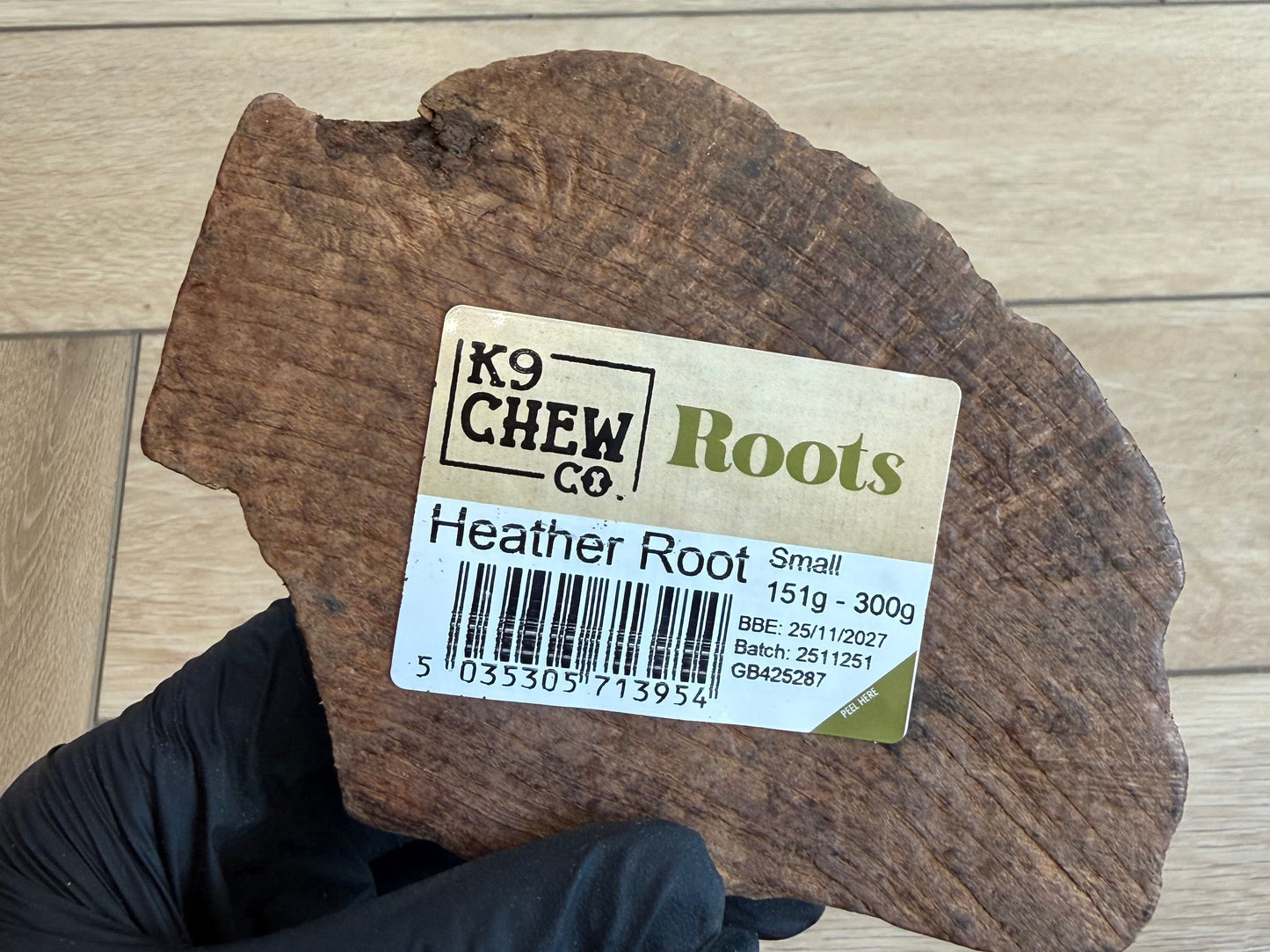 Small Heather Root - A Durable, Non Splintering Natural Chew for Little Doggos