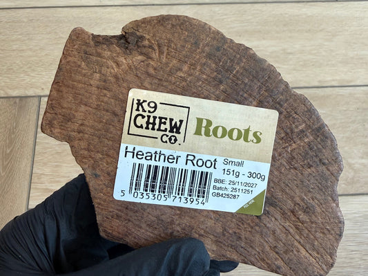 Small Heather Root - A Durable, Non Splintering Natural Chew for Little Doggos