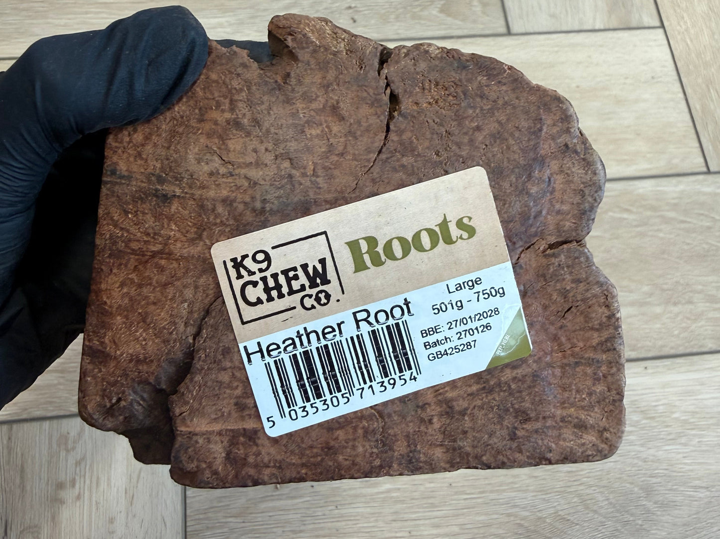 Large Heather Root - Durable, Natural & Non Splintering For Bigger Doggos