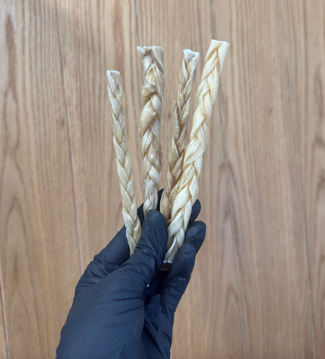 Thin Braided Lamb Skin – Light, Chewy & Great For Teeth