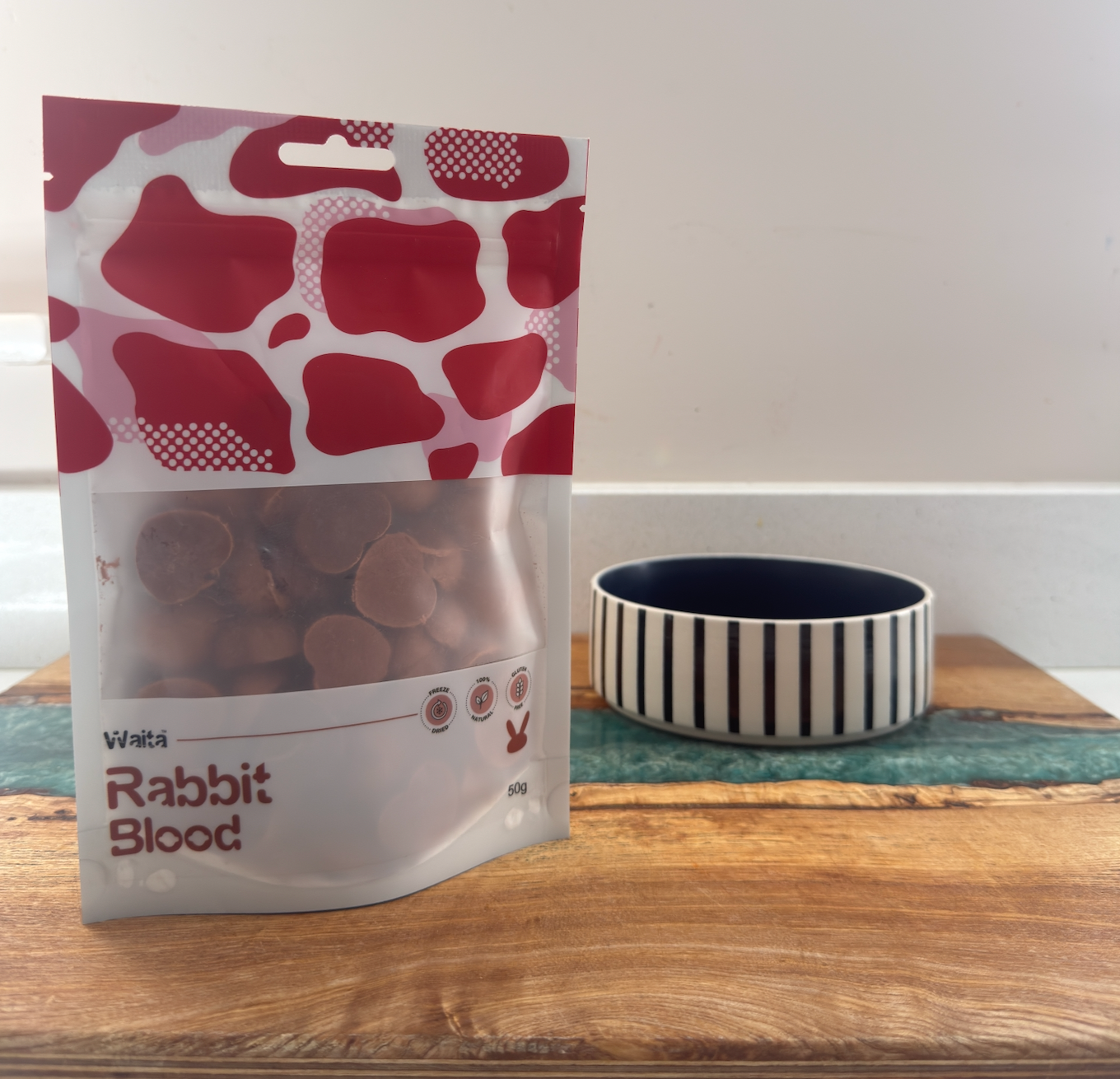 Waita Freeze‑Dried Rabbit Blood (50g) For Dogs & Cats