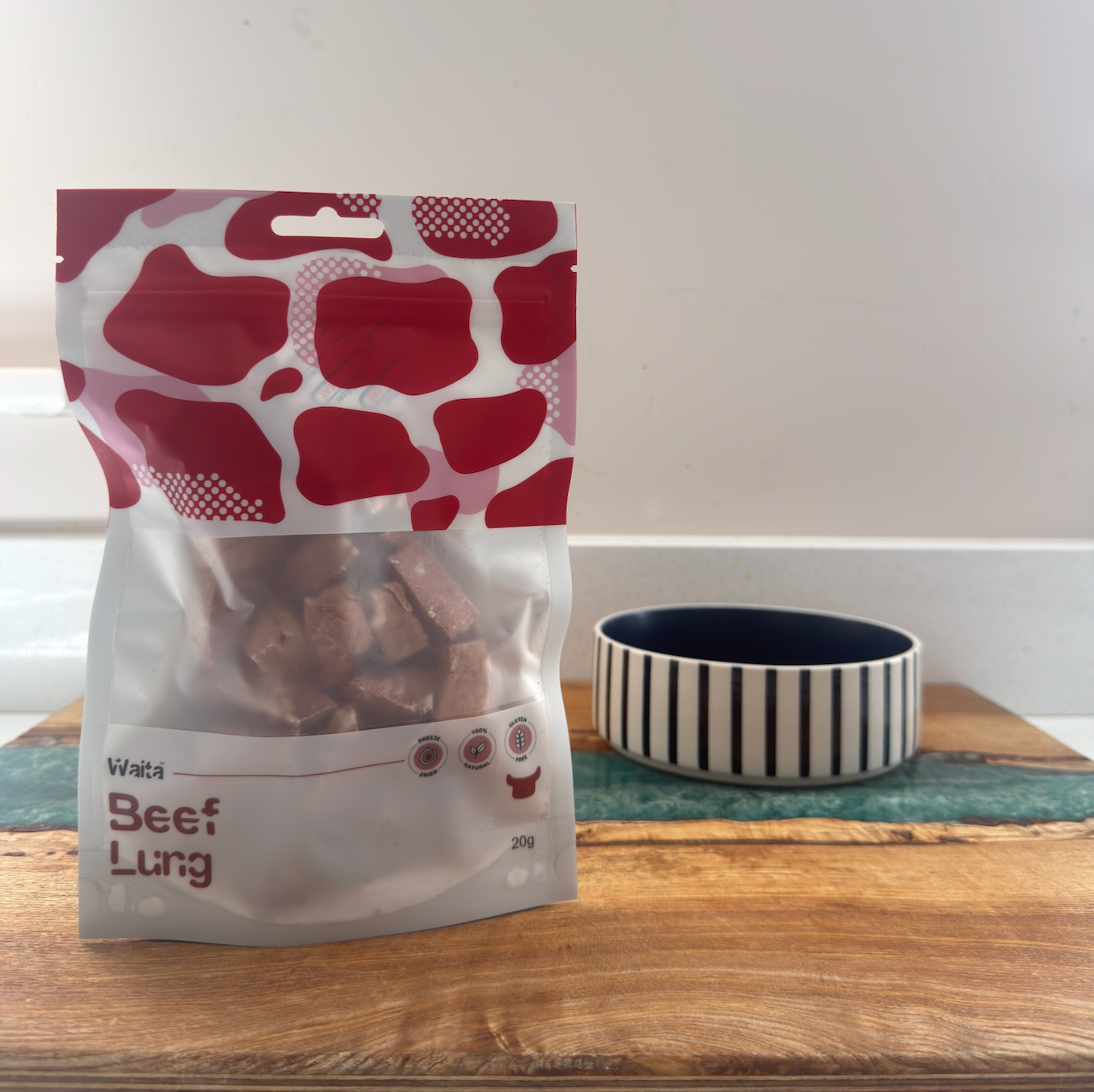 Waita Freeze‑Dried Beef Lung (20g) For Dogs & Cats