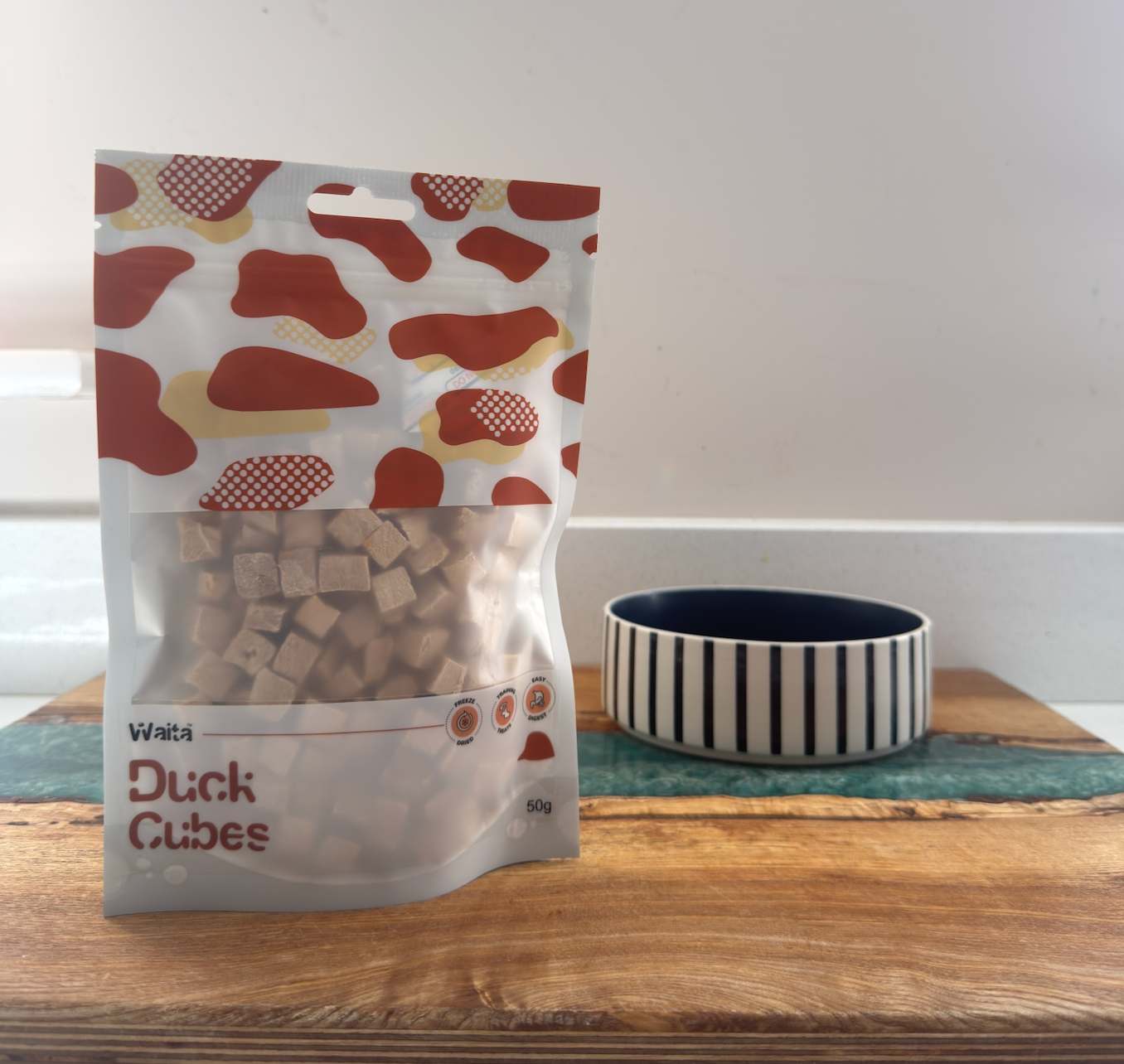 Waita Freeze Dried Duck Cubes (40g) For Dogs & Cats