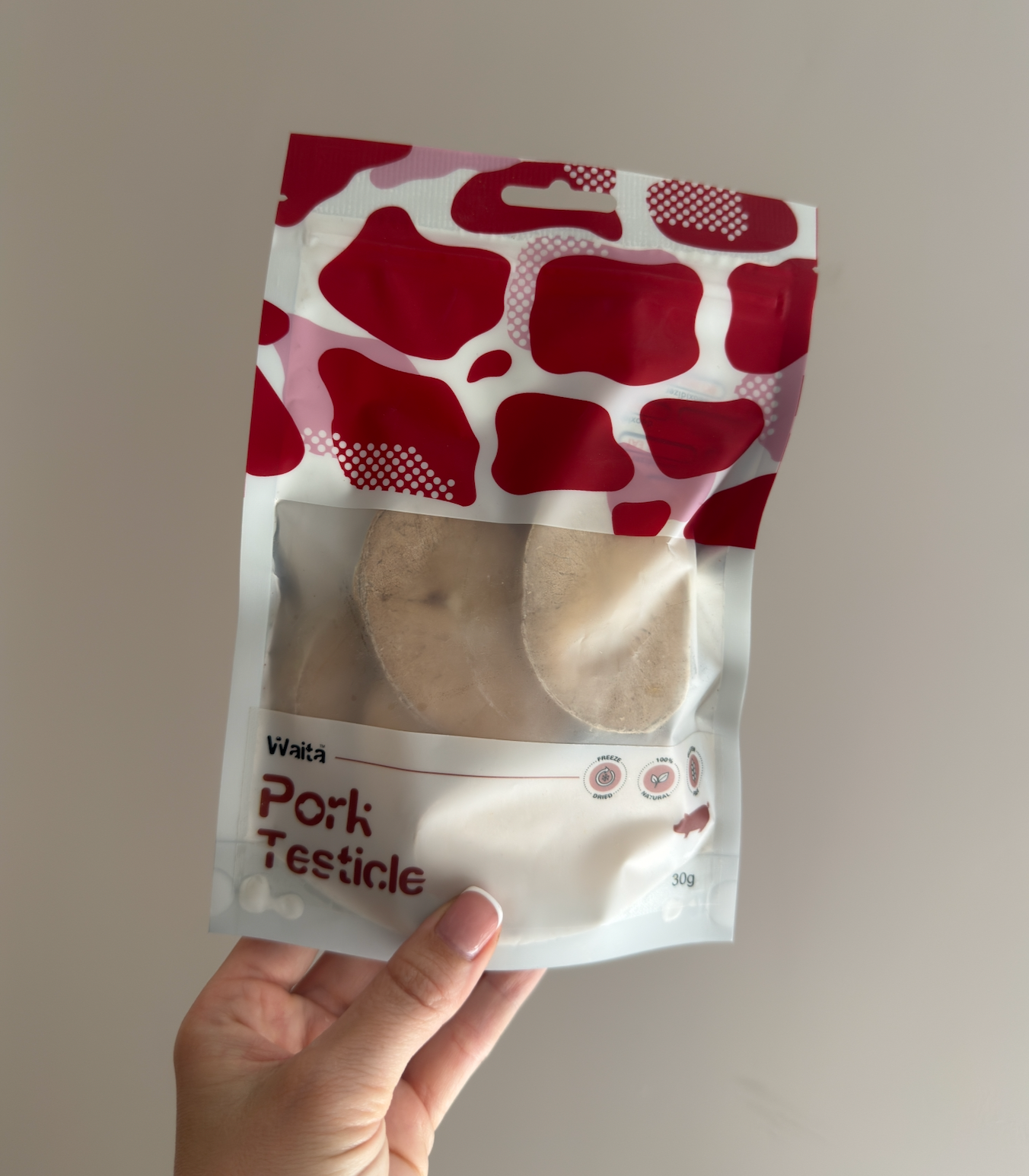 Waita Freeze‑Dried Pork Testicle (30g) For Dogs & Cats