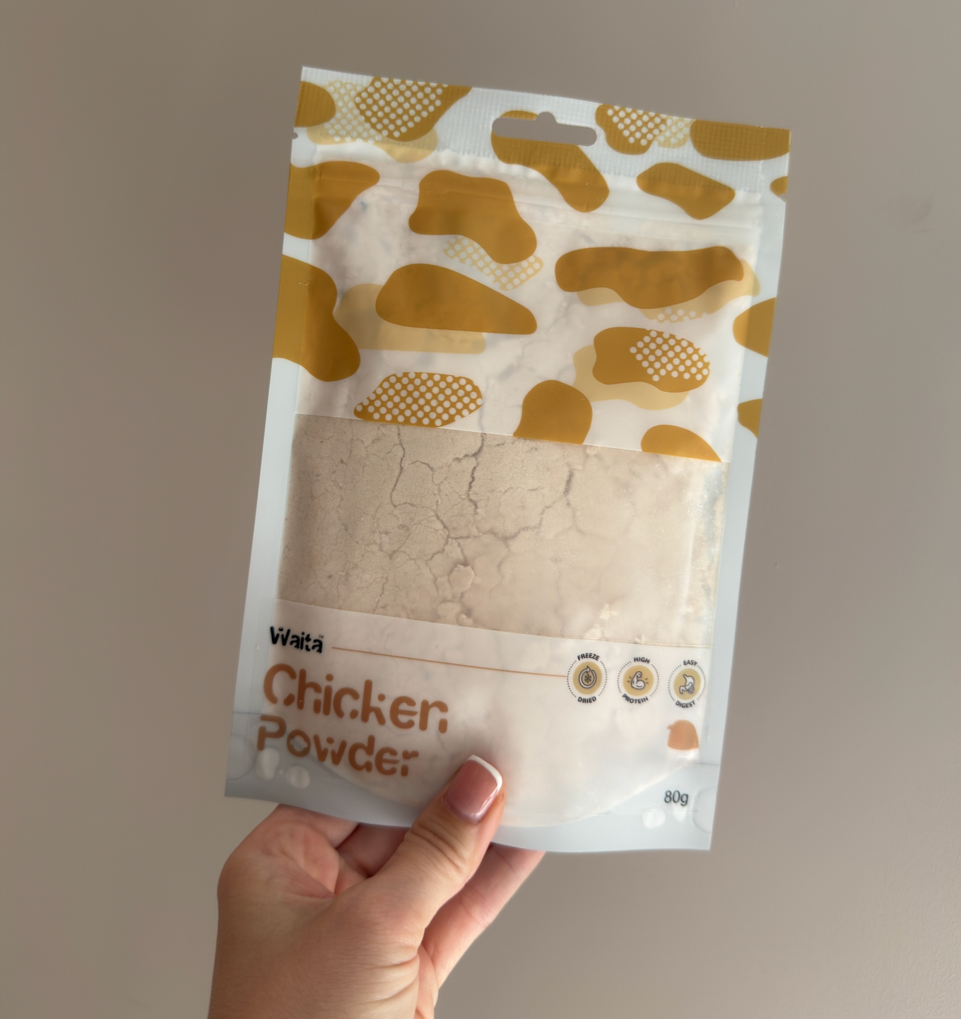 Waita Freeze‑Dried Chicken Powder Topping (80g) For Dogs & Cats