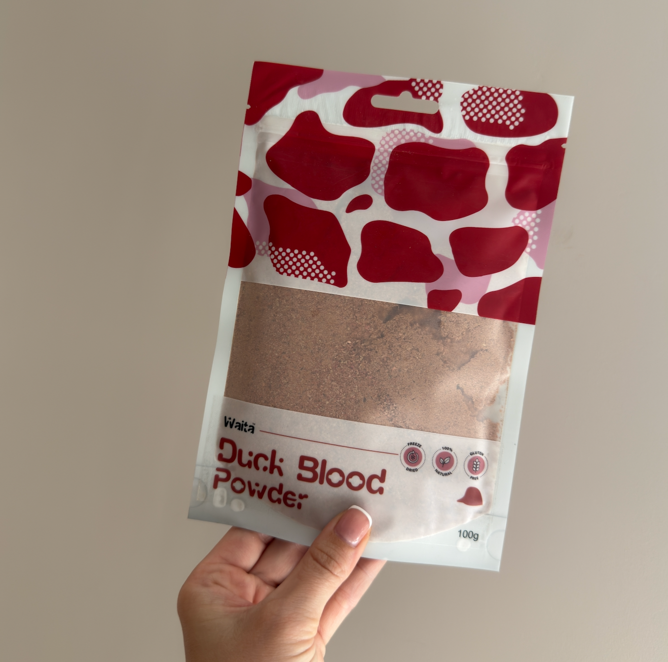 Waita Freeze‑Dried Duck Blood Powder (100g) For Dogs & Cats
