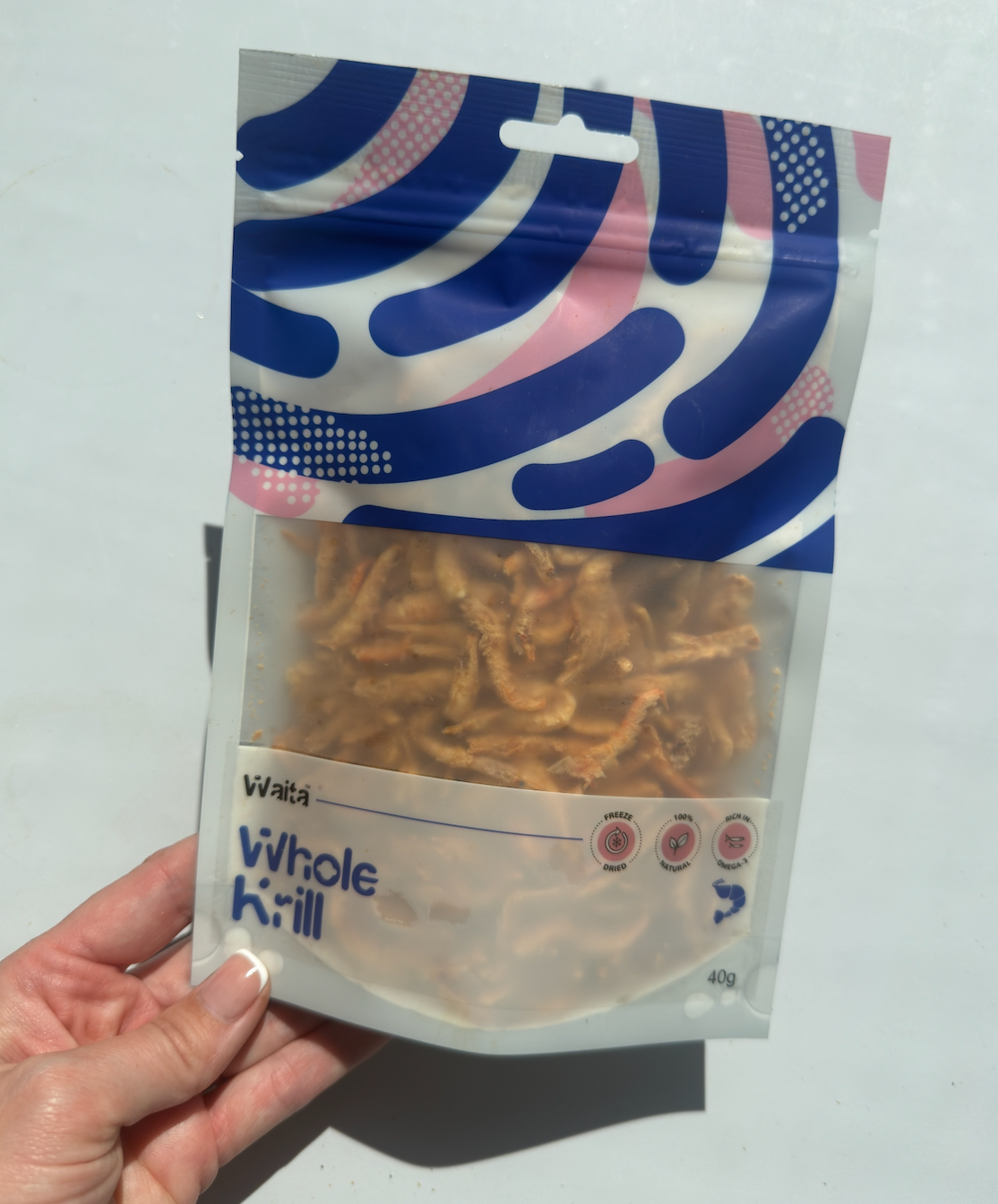 Waita Freeze‑Dried Whole Krill (40g) For Dogs & Cats