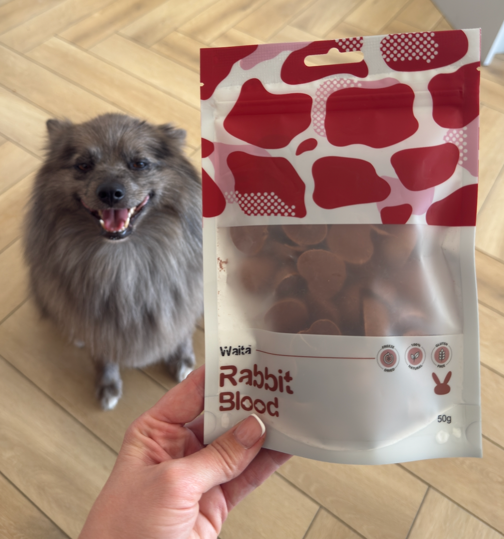 Waita Freeze‑Dried Rabbit Blood (50g) For Dogs & Cats