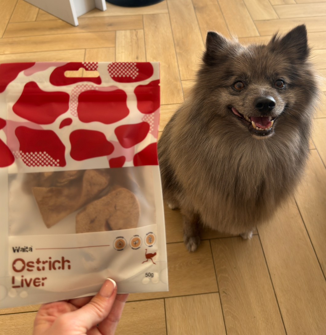 Waita Freeze‑Dried Ostrich Liver (50g) For Dogs & Cats