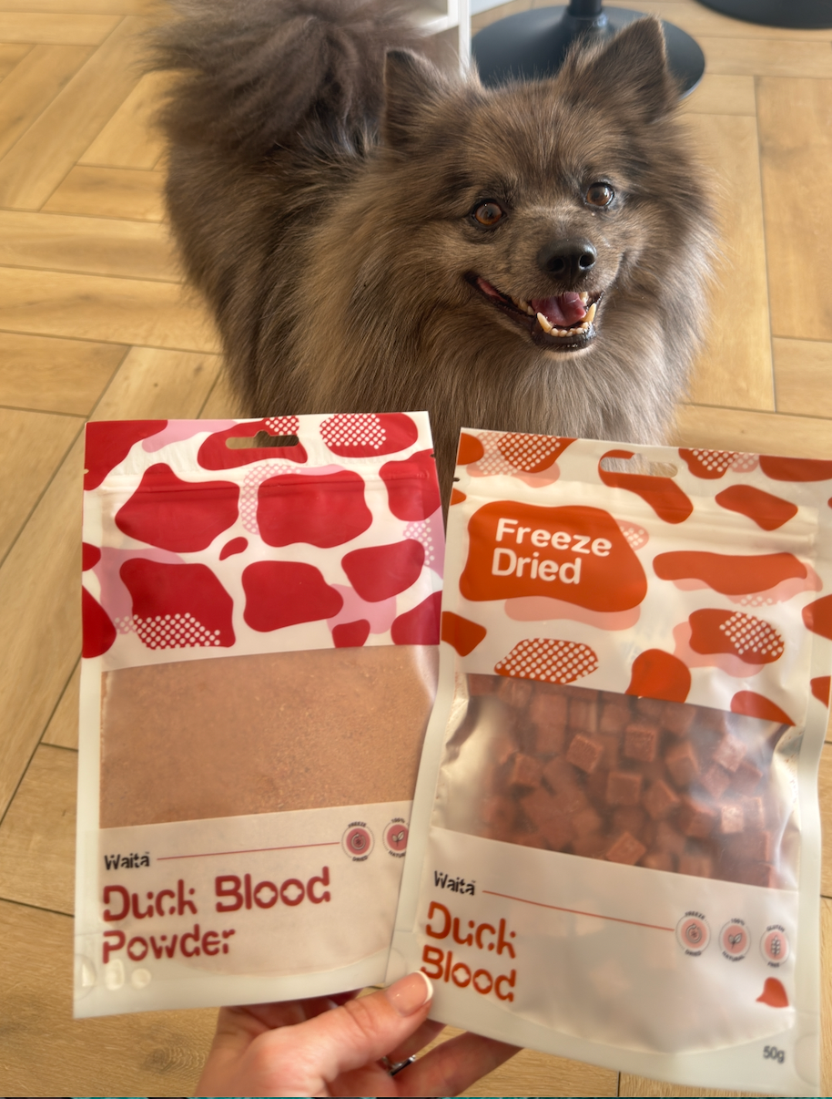 Waita Freeze‑Dried Duck Blood (50g) For Dogs & Cats