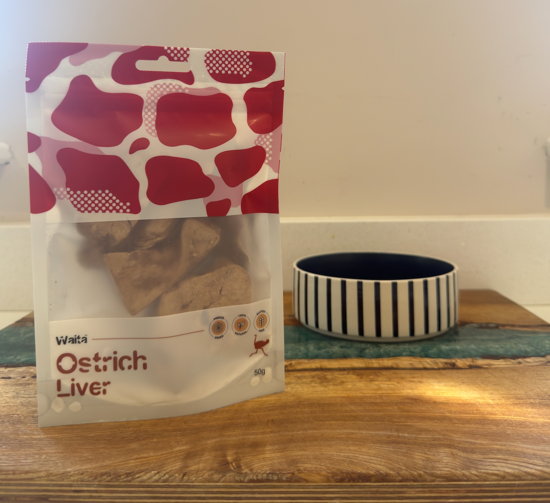 Waita Freeze‑Dried Ostrich Liver (50g) For Dogs & Cats