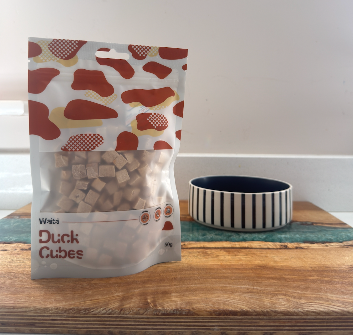 Waita Freeze Dried Duck Cubes (40g) For Dogs & Cats