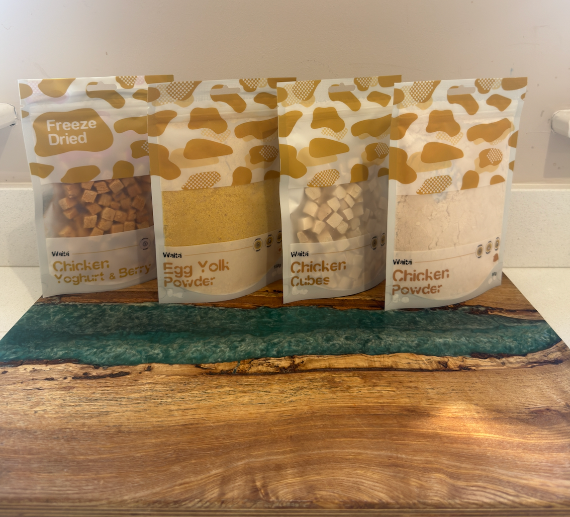 Waita Freeze‑Dried Chicken Egg Yolk Powder (150g) For Dogs & Cats
