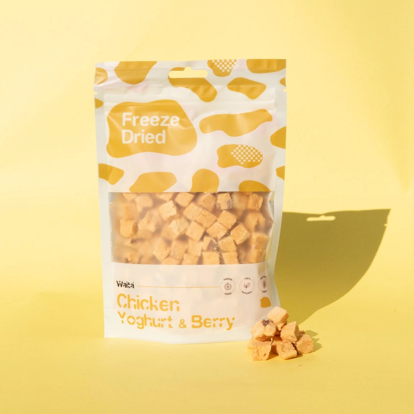 Waita Freeze Dried Chicken, Yoghurt & Berry (40g) For Dogs & Cats