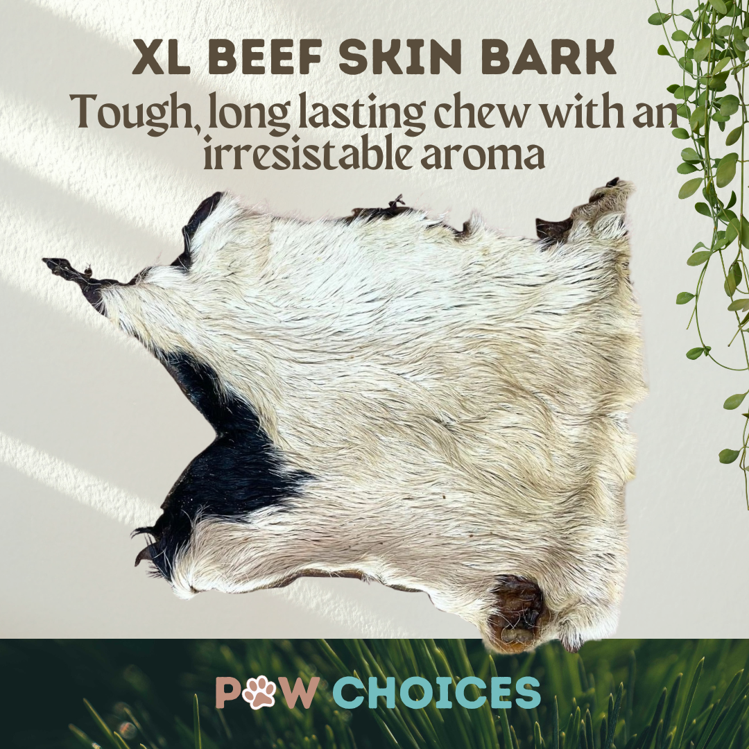 Beef Skin Bark XL – Tough Deworming Natural Dental Chew
