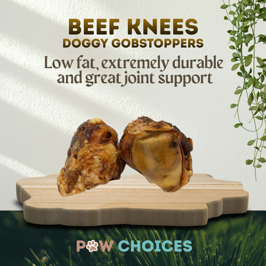 2 x Beef Knees – Durable Chew Great For Dental And Jaw Strength