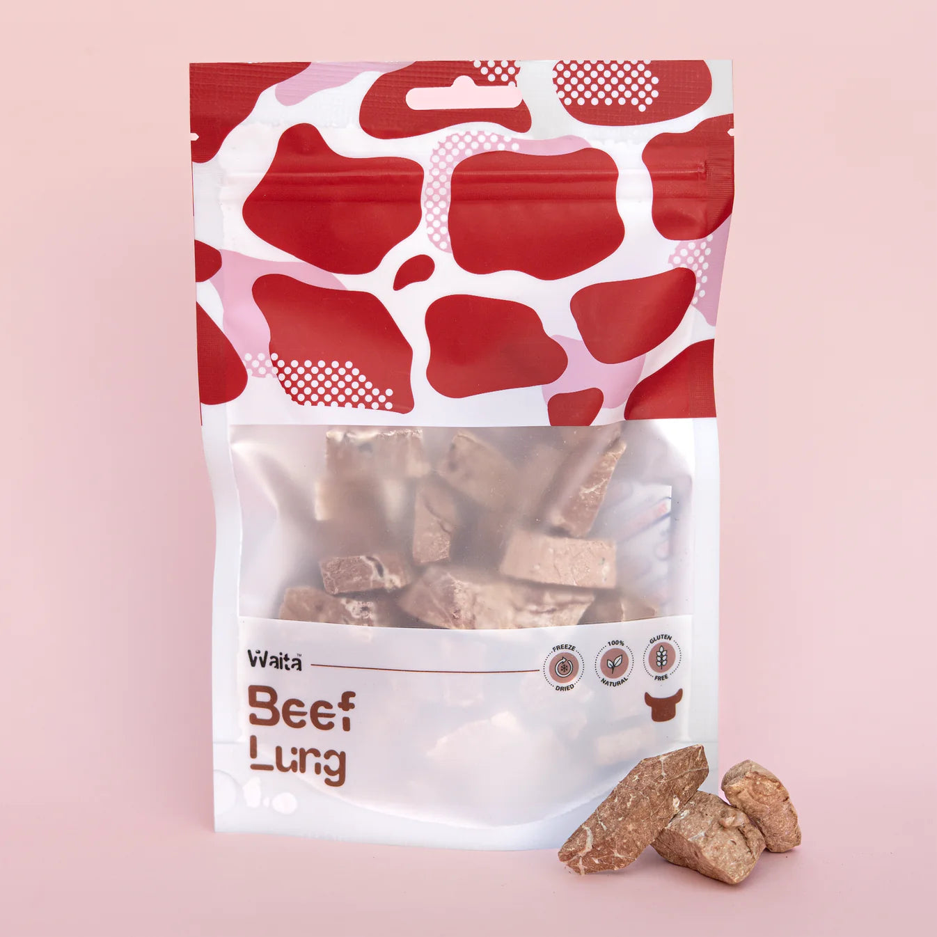 Waita Freeze‑Dried Beef Lung (20g) For Dogs & Cats