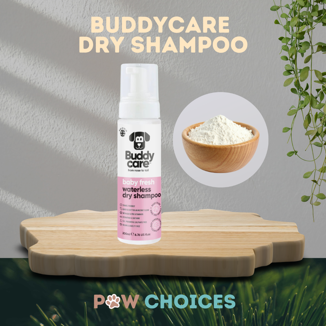 Buddycare Baby Fresh Waterless Dry Dog Shampoo | 200 ml | Paw Choices