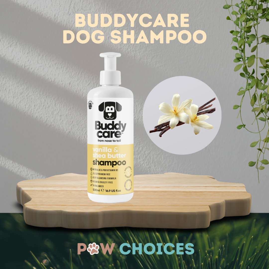 Buddycare Vanilla & Shea Butter Dog Shampoo | 500 ml | Paw Choices