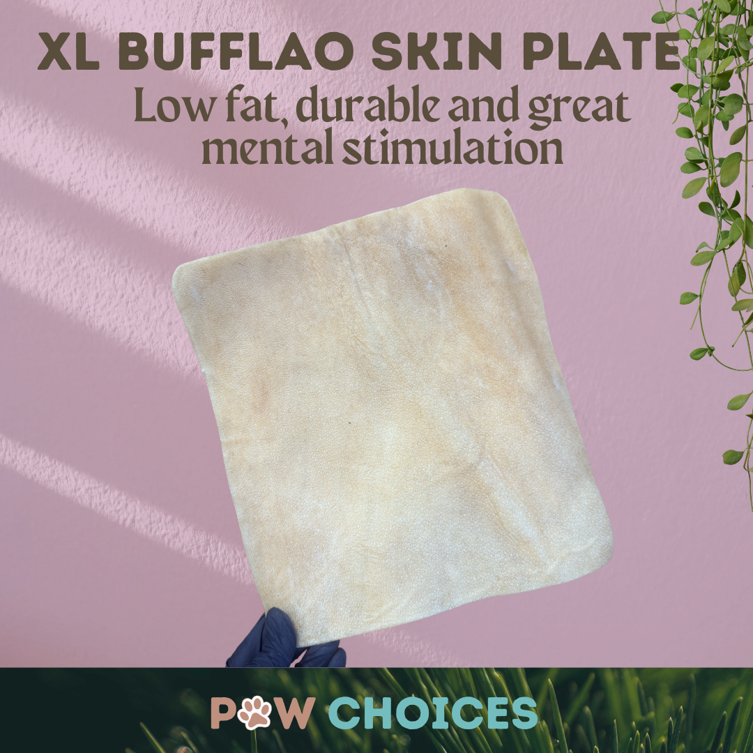 Buffalo Skin Plate - Tough, Tasty and Hypoallergenic