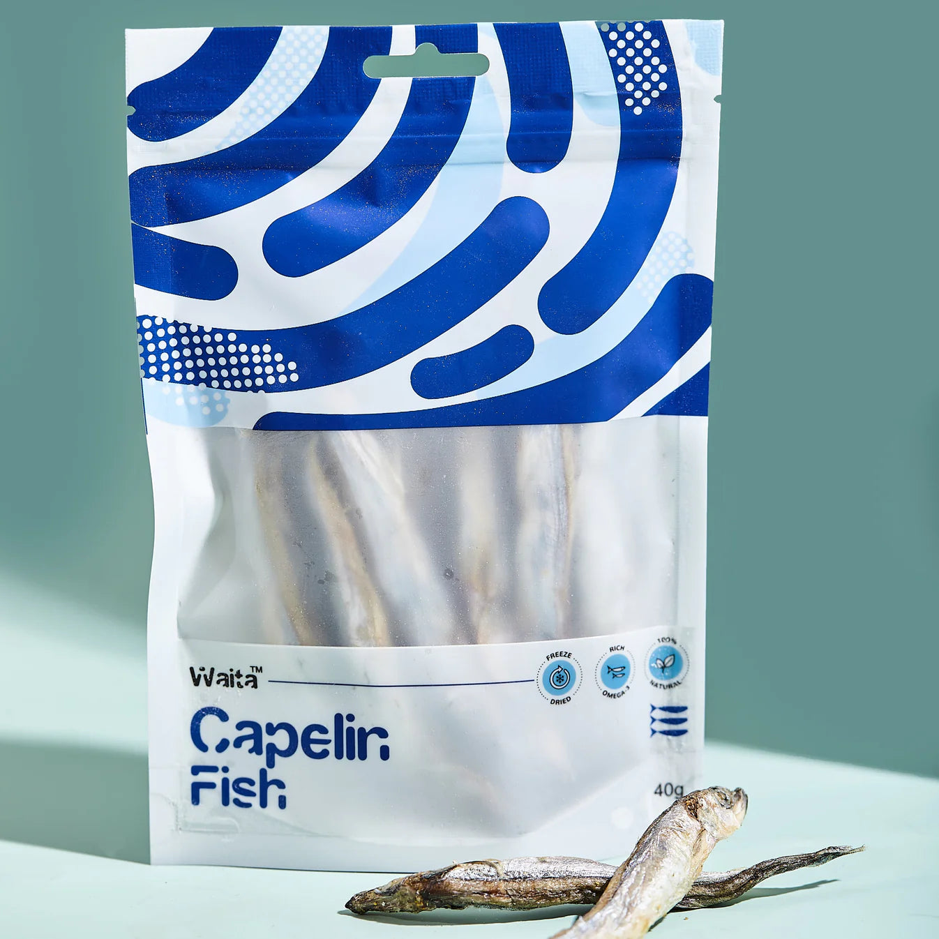 Waita Freeze‑Dried Capelin (40g) For Dogs & Cats