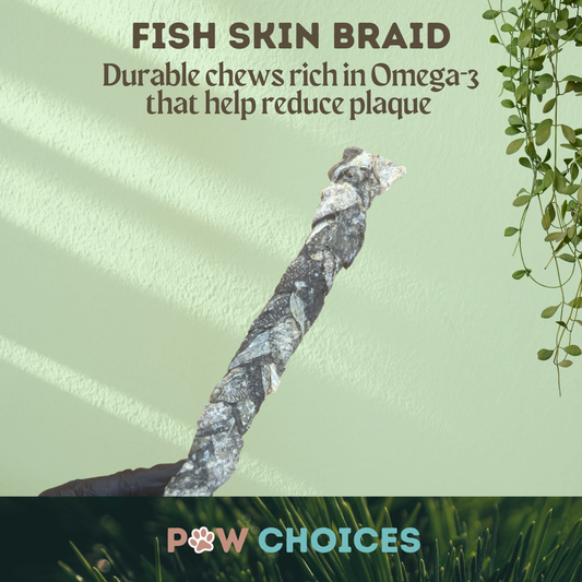 Long Fish Skin Braids – Omega-Rich, Crunchy & Great For Teeth