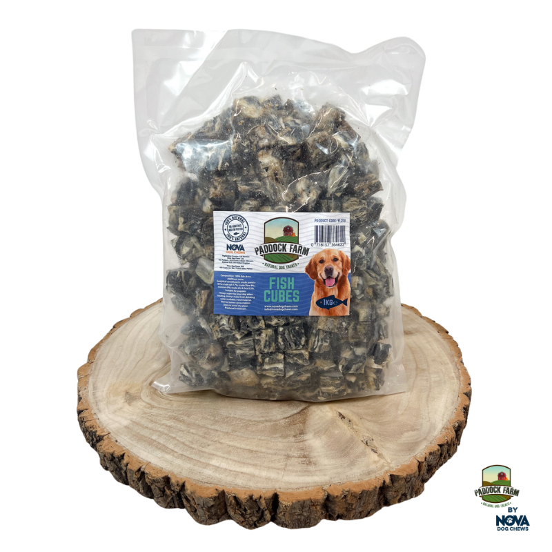 Fish Skin Cubes – Bite-Sized, Crunchy & Omega-Rich Training Treats