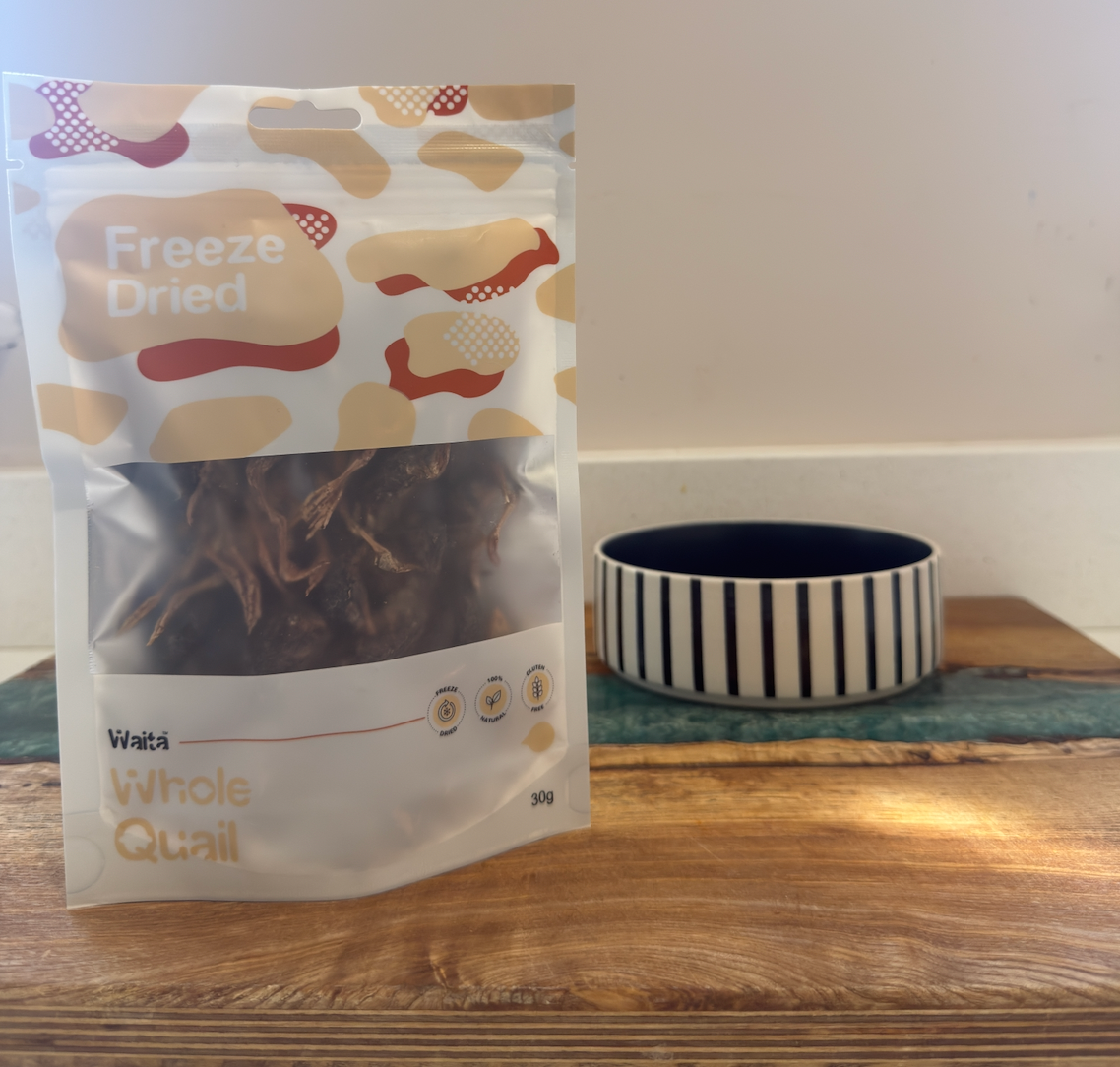 freeze dried whole quail