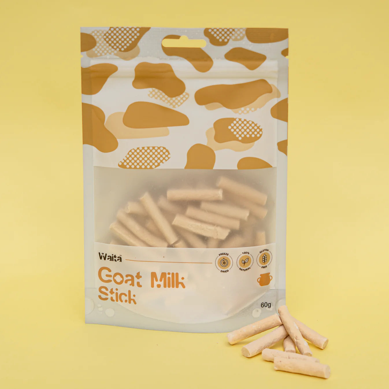 Waita Freeze‑Dried Goat Milk Sticks (60g) For Dogs & Cats