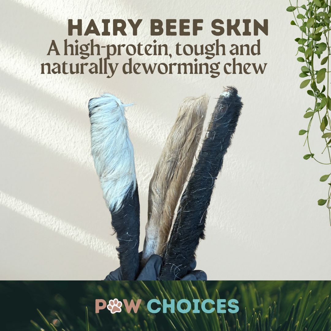 Furry Beef Skin – Tough Natural Chew With Deworming Benefits