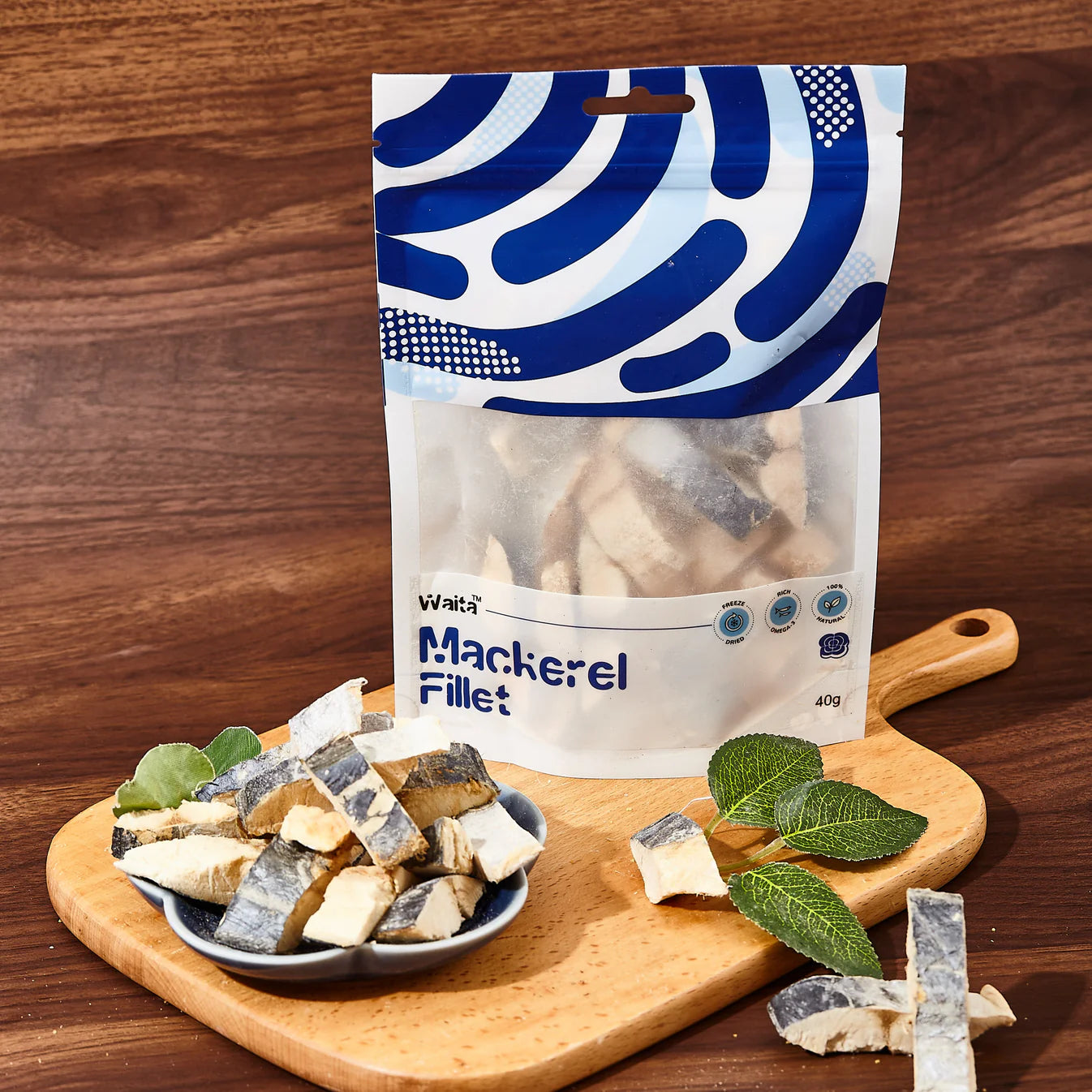 Waita Freeze‑Dried Mackerel (40g) For Dogs & Cats