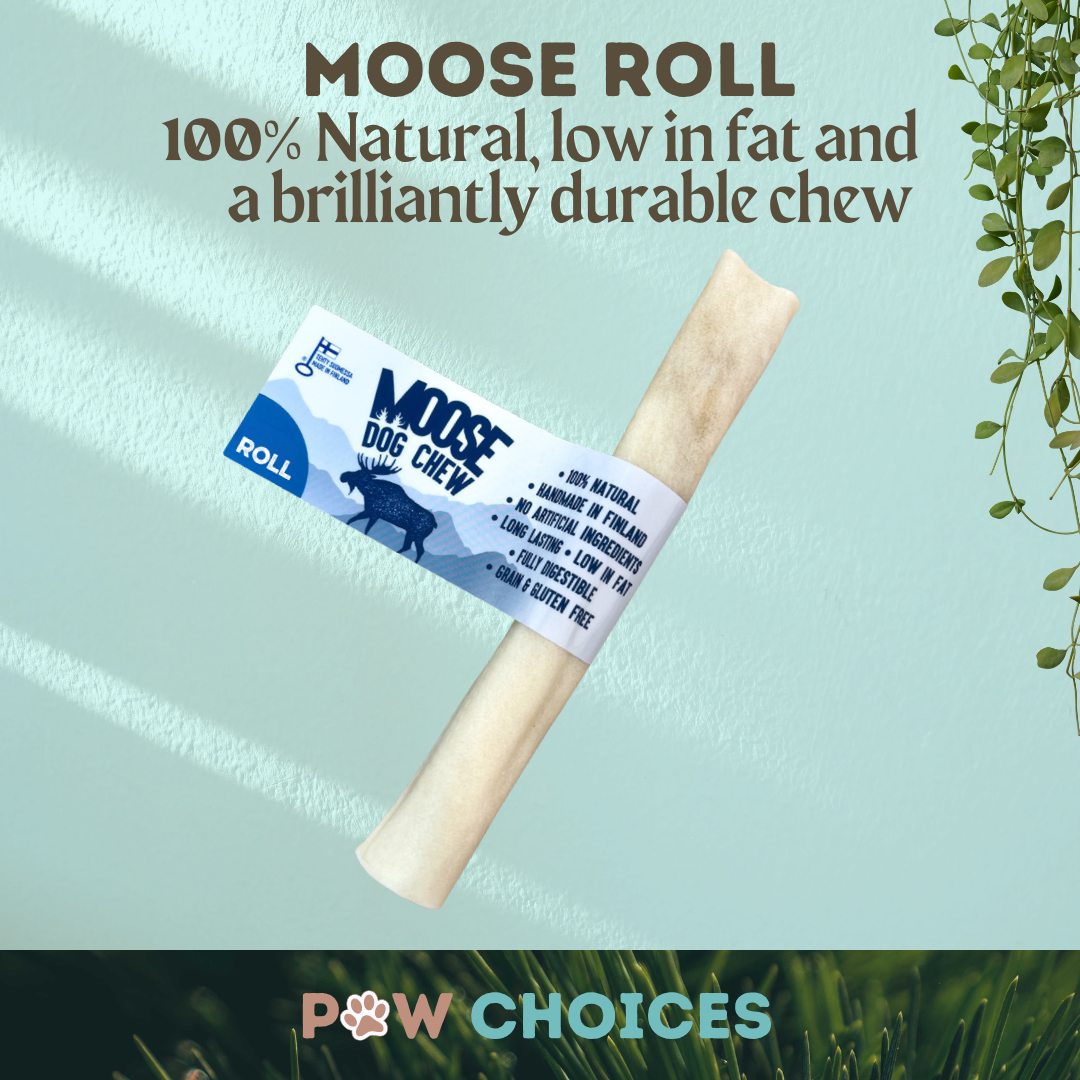 Rauh! Roll Moose Chew – Ultra-Durable Nordic Chew for Serious Chewing Power