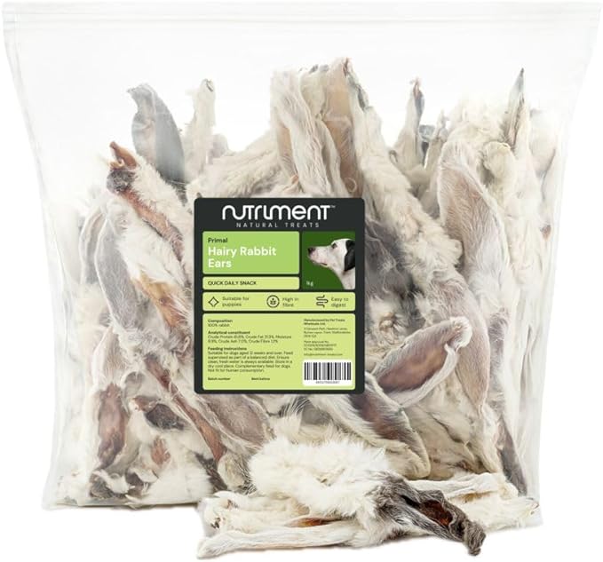 Hairy Rabbit Ears – Chewy, Natural & Enriching