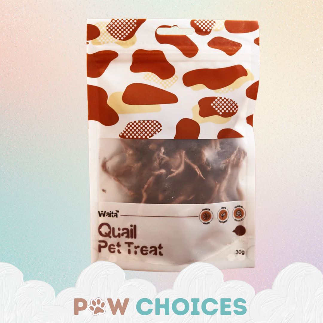Waita Freeze‑Dried Whole Quail (30g) For Dogs & Cats