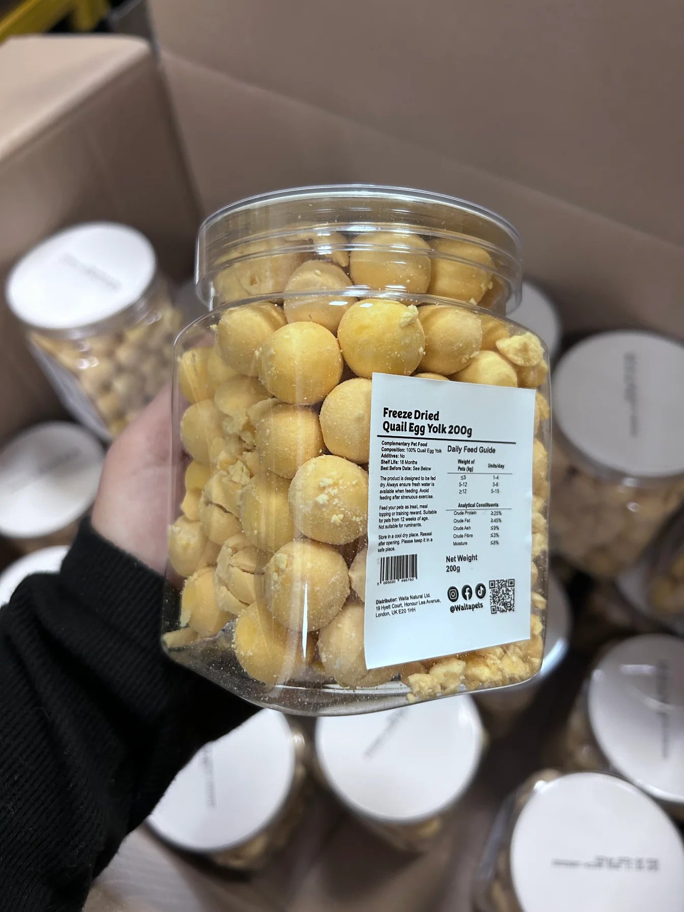 Waita Freeze‑Dried Quail Egg Yolk (50g) For Dogs & Cats