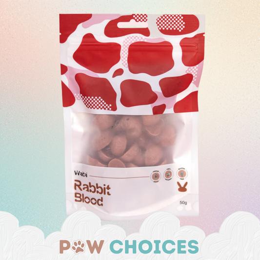 Waita Freeze‑Dried Rabbit Blood (50g) For Dogs & Cats
