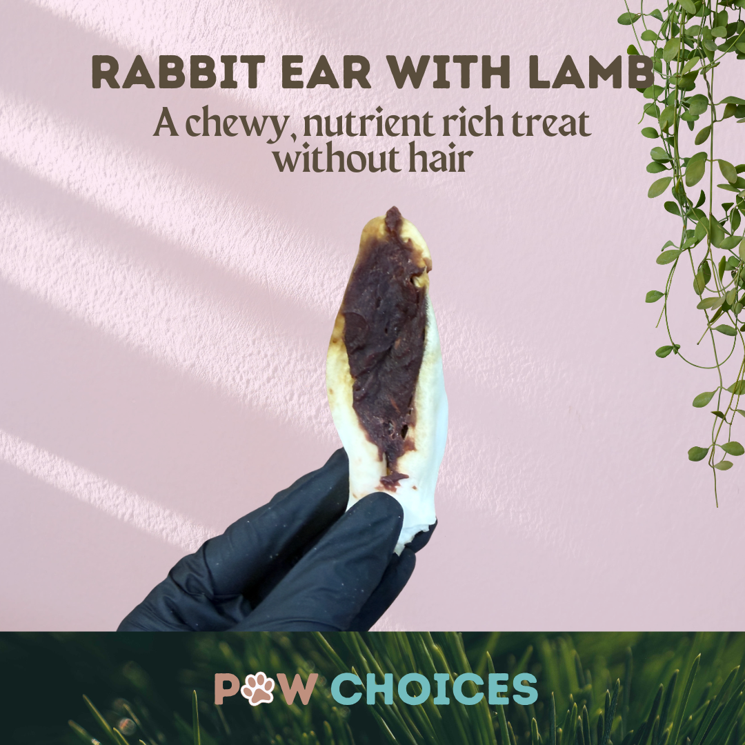 Rabbit Ear with Lamb – Soft, Flavourful & Single-Ingredient (250g)