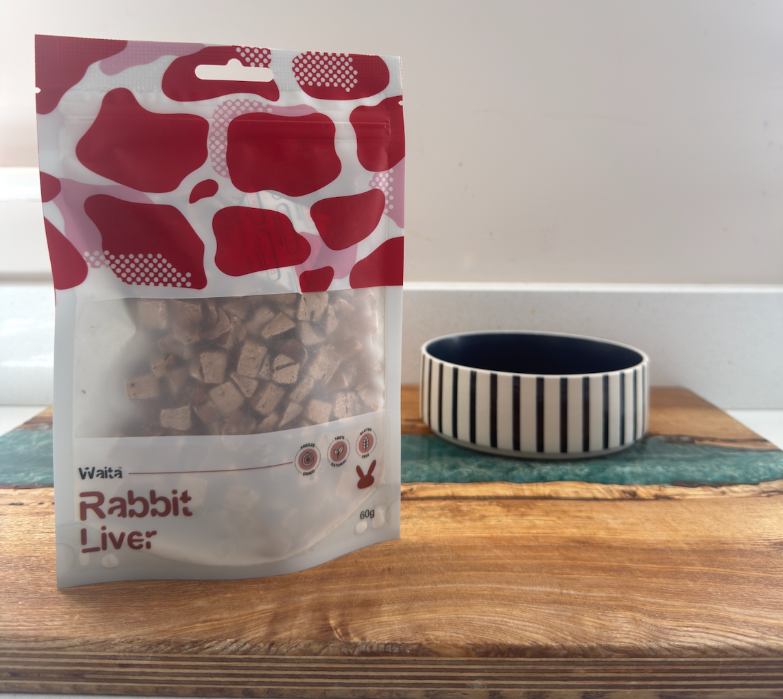 rabbit liver freeze dried 