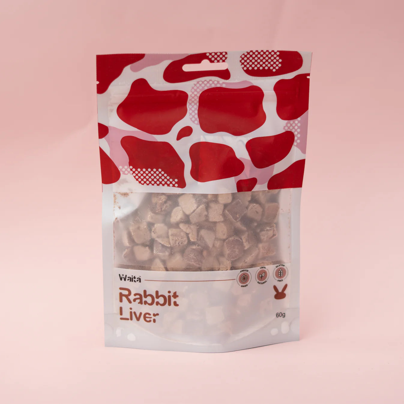 Waita Freeze‑Dried Rabbit Liver (60g) For Dogs & Cats